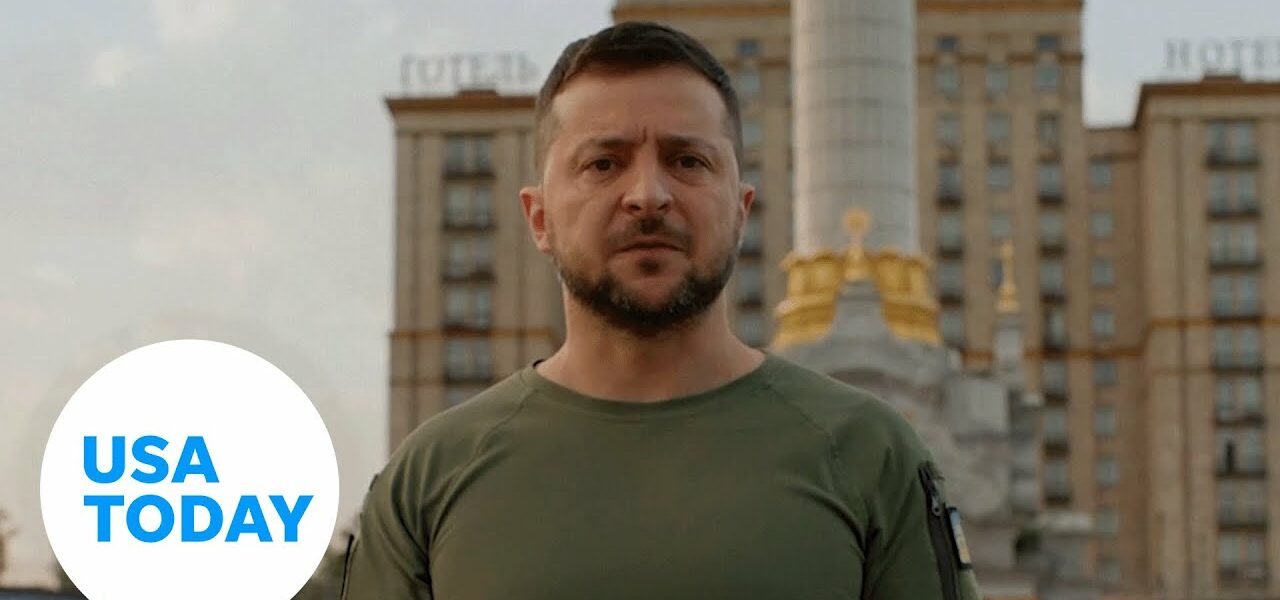 Zelenskyy observes 6 months since Russia's invasion of Ukraine began | USA TODAY 5