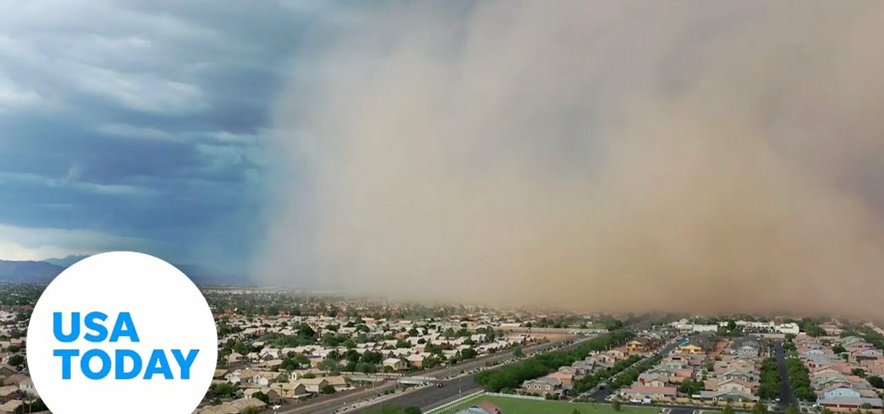 Dust storm blankets city before monsoon rains flood parts of Arizona | USA TODAY 1
