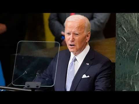 U.S. President Joe Biden condemns Russia at the United Nations | FULL SPEECH 3