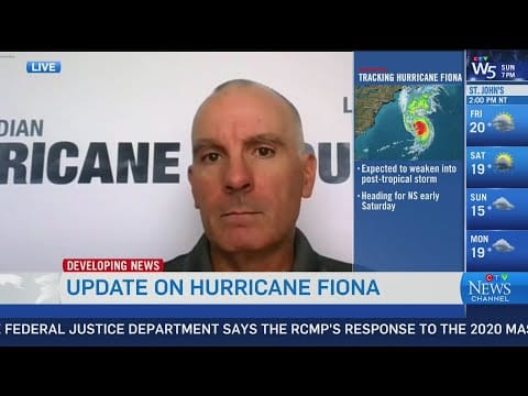 Fiona update from Canadian Hurricane Centre | Atlantic Canada storm watch 1