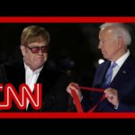 Biden's surprise brings Elton John to tears at White House 8
