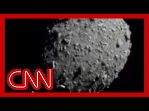 See the moment NASA’s DART spacecraft collides with asteroid 1