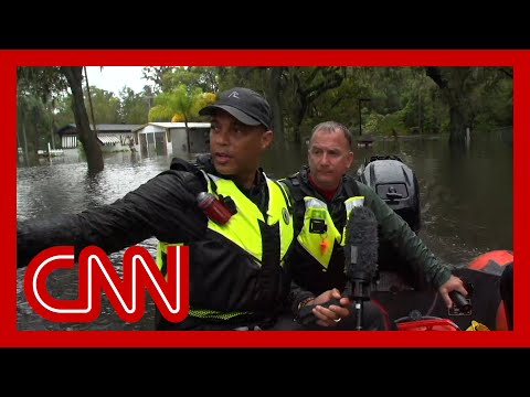 Don Lemon tours neighborhood underwater. Hear why residents didn't leave before storm 1