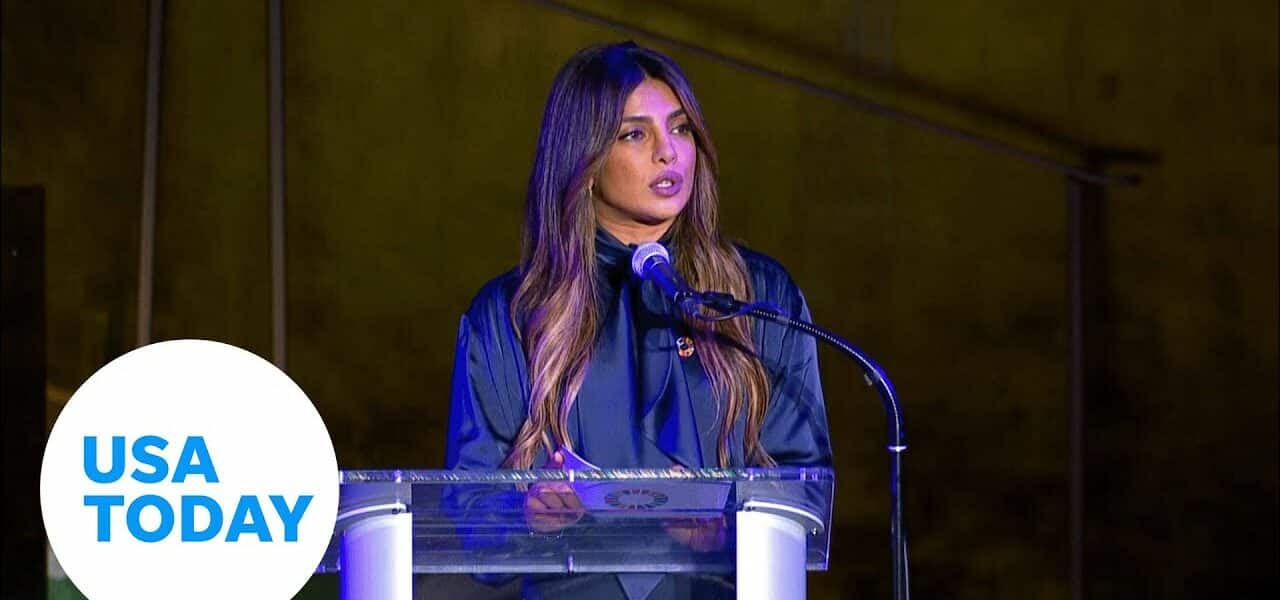 Actor Priyanka Chopra touches on climate change, poverty in UN speech | USA TODAY 2