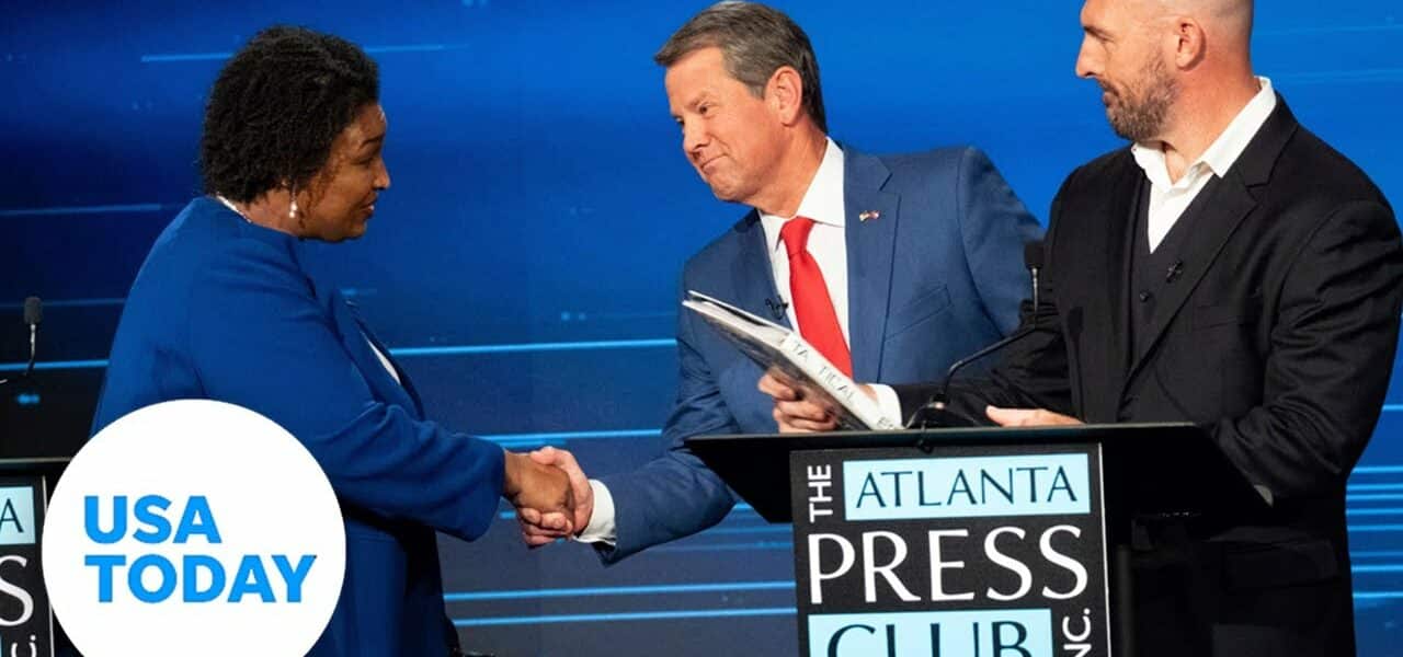 Brian Kemp, Stacey Abrams hold first debate in Georgia governor race | USA TODAY 1