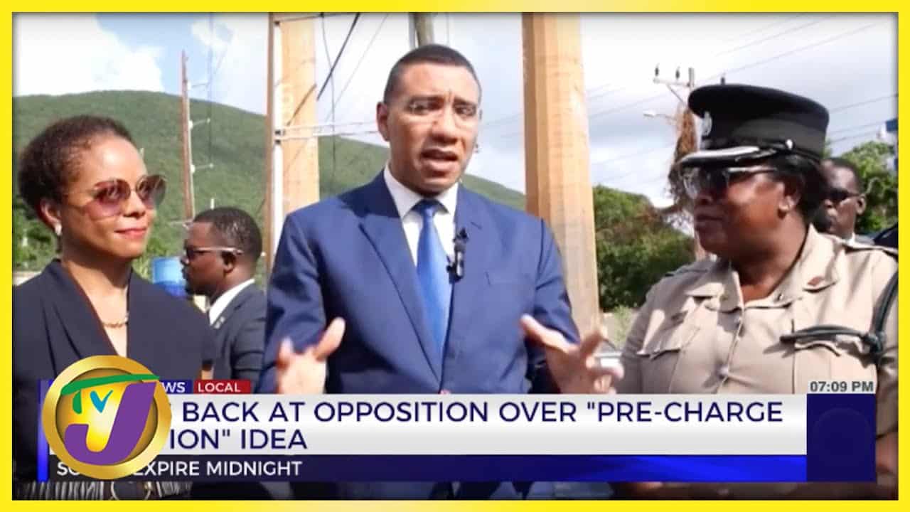 PM Andrew Holness Hits Back at PNP Over "Pre-charge Detention' Idea | TVJ News - Nov 28 2022 21