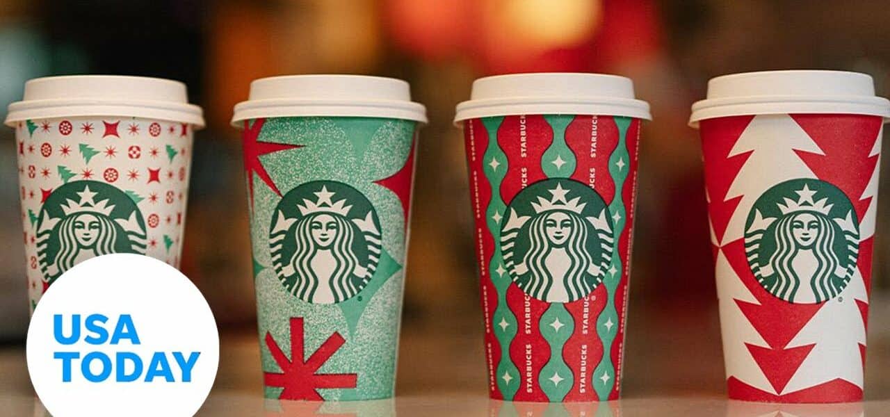 Starbucks introduces 2022 holiday cups, festive menu | USA TODAY 1