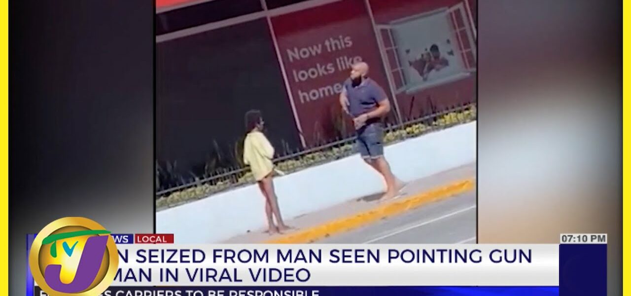 Weapon Seized from man Seen Pointing Gun at Woman in Viral Video | TVJ News - Nov 22 2022 1